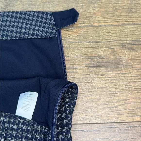 Talbots Women’s Houndstooth Ankle Pants Straight Leg Navy Size‎ 10 - Picture 5 of 7